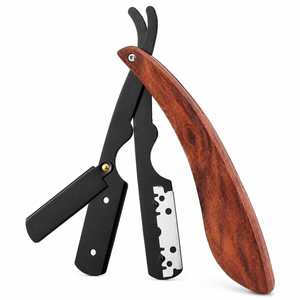<b>Razors</b> For Men, Professional Barber <b>Straight</b> Edge Single Edge Blades, Stainless Steel, Beard shaving - Product Image 1
