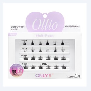 Pestañas Ollio sin pegamento, paquete múltiple, pestañas postizas de tira completa, efecto espigado, autoadhesivas, pestañas postizas. - Product Image 4