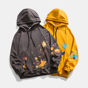 Sudadera con capucha Glory Custom Screen Print Acid Wash, de algodón de primera calidad, estilo oversized, para streetwear, unisex. - Product Image 1