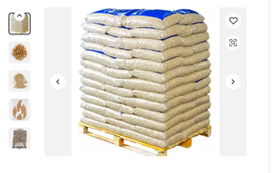 Granulés de bois de pin de qualité supérieure EN Plus A1, sacs de 15 kg, 4900 Kcal/kg, granulés de bois de hêtre de première qualité - Product Image 4