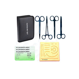 Includes <b>Suturing</b> Pad Essential Instrument For Suture Training Medic Instrument Complete Suture <b>Kit</b> Surgical Medic Instruments - Product Image 1