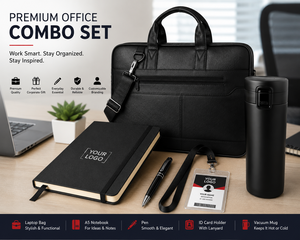 Set de Regalo Corporativo Premium Personalizado, Bolsa de Fieltro, Taza de Acero Inoxidable, Cuaderno A5, Bolígrafo, Paquete de Regalo Duradero para Oficina y Viajes - Product Image 3
