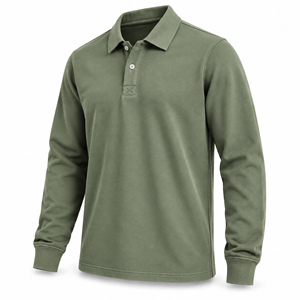 <b>Jumper</b> Rugby Knitted 100% Cotton Long Sleeve Breathable Striped Men's <b>Shirt</b> Jersey Wholesale Custom OEM ODM Factory - Product Image 2