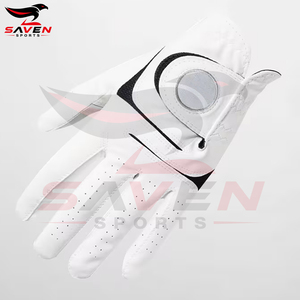 Guantes de Golf Personalizados de la Mejor Calidad para Todo Clima, Palma Reforzada, Cuero Suave, Porta Marcadores de Pelota, Antideslizantes, Guantes Deportivos para Golf - Product Image 3