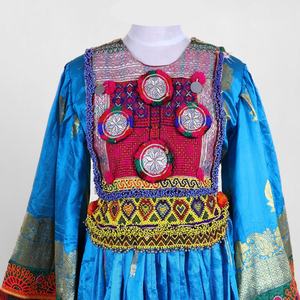 Vintage ethnique Kuchi robes Afghan/Pakistan traditionnel fête porter dentelle paillettes décoration multicolore traditionnel Kuchi robe - Product Image 5
