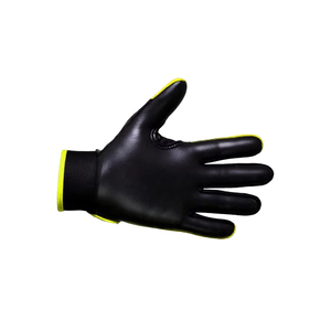 Unisex Outdoor Sports Gloves <b>Full</b> Finger PU Material Non <b>Slip</b> Yellow Black Hook And Loop Closure All Seasons - Product Image 3