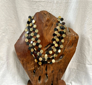 Collier en corne de buffle naturelle, tendance et personnalisé, pour enfants et femmes, idéal pour les fêtes. - Product Image 4