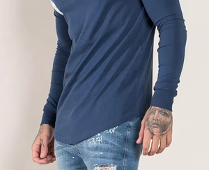 Camiseta Deportiva de Poliéster al por Mayor, Camiseta de Compresión para Hombre, Secado Rápido, Absorbe la Humedad, Tops Deportivos Activos, Camiseta Ajustada - Product Image 3