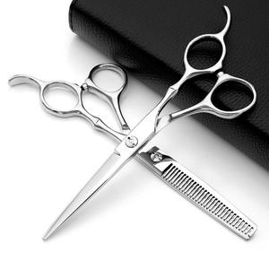 Ciseaux professionnels japonais 440C pour coiffure, ciseaux de barbier, ciseaux à effiler les cheveux - Product Image 4