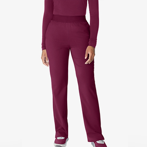 Pantalones de Trabajo para Mujer, de Alta Calidad, Diseño Personalizado, Cintura Elástica, Transpirables, Cómodos, Tela Oxford, Poliéster Elástico, para Hospital - Product Image 2
