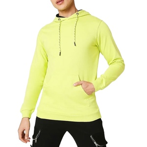 Wholesale Customized Logo Men's Pullover Hoodie 100% Cotton Solid Color Best Made XXS Size Embroidered Technics Reasonable Price - Product Image 2