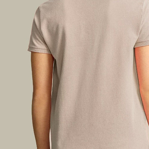 Camiseta Polo de Algodón Transpirable para Mujer, Color Liso, Manga Corta, Informal, Tejida, con Botones, para Verano 2026 - Product Image 4