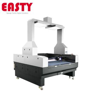 Máquina de Marcado, Corte, Perforación y Grabado Láser de CO2 con Escaneo de Visión por Cámara Superior - Automática para Aplicaciones Textiles - Product Image 3