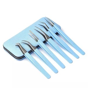 Premium Eyelash Tweezers Precision Beauty Tool for Eyelash Extension Application and Lash Isolation - Product Image 1