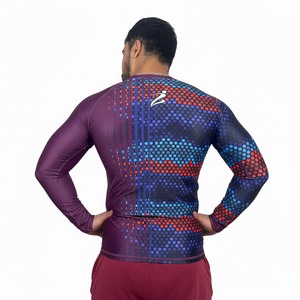 Rashguards à manches longues sur mesure, respirants et personnalisables avec votre logo – Service OEM disponible - Product Image 2