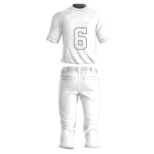 Vêtements de sport, uniformes de softball et de baseball pour jeunes, en gros, impression de logo personnalisée, uniforme de baseball de haute qualité pour unisexe - Product Image 4