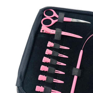 Kit de herramientas personalizables para extensiones de cabello a color, incluye alicates y gancho para extraer cuentas, abridor y cerrador de extensiones de cabello. - Product Image 2
