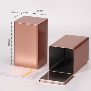 Nhà Sản Xuất Bao Bì Lon Kim Loại <span class=keywords><strong>Tin</strong></span> Có Thể Vuông Kim Loại Tùy Chỉnh Thiết Kế Vuông Kín Trà <span class=keywords><strong>Tin</strong></span> Canister Có Thể Bao Bì - Product Image 3