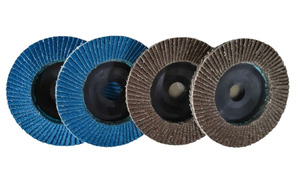 RIKEN VIET NAM Flap <b>Wheel</b> 100mm x 1.6mm for Metal <b>Grinding</b> Angle Grinder Disc 22.23mm Inner Diameter - Product Image 2