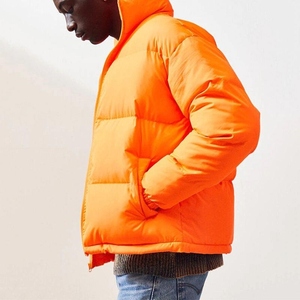 New Design High Quality Winter Season Breathable <b>Light</b> Weight Bubble Fabric Filled With Fiber Down Puffer <b>Jacket</b> for Men - Product Image 2