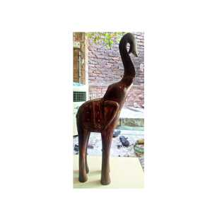 Meilleur modèle 1 Sculpture d'éléphant en bois par Indian Crafts Store 0.0kg à des fins décoratives - Product Image 2
