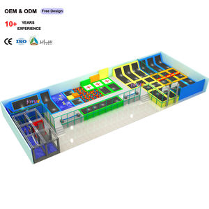 Parc de trampoline Flyfun Chine avec parcours <span class=keywords><strong>ninja</strong></span>, parkour, dodgeball pour centre de divertissement familial ou centre commercial - Product Image 1