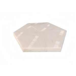Piastrelle Esagonali in Marmo Bianco Lucidato, Pietra Naturale per Pareti e Pavimenti, Piastrelle in Marmo di Qualità Premium - Product Image 3