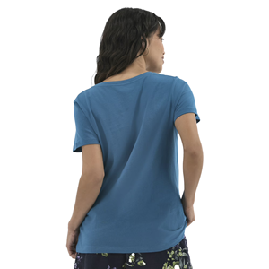 Camiseta de Mujer con Cuello en V, Color Sólido, Diseño Moderno y Personalizado, Color Rosa - Product Image 6