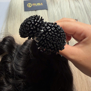 Extensiones de Cabello Humano Vietnamita con Punta de Queratina, Ondulado Natural, Súper Doble Trama, Color Piano, Mini Puntas Planas - Product Image 1