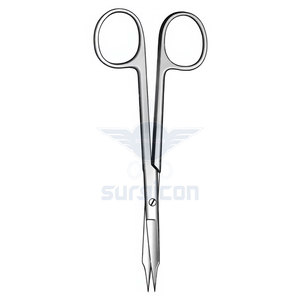 Tijeras Quirúrgicas Goldman Fox de 13 cm / 5-1/8 Pulgadas, Afiladas, Rectas, de Acero Inoxidable de Precisión, Instrumento Médico - Product Image 3