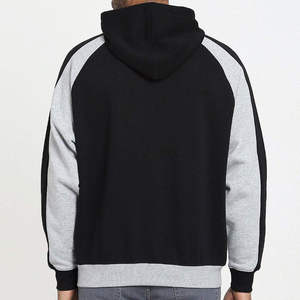 เสื้อฮู้ดดี้สีดำแบบสั่งทำพิเศษ ปักโลโก้ได้  ผ้าฝ้าย 100% หนานุ่ม ระบายอากาศได้ดี ทรงโอเวอร์ไซส์  ขายส่ง ODM  แฟชั่นใหม่ - Product Image 2