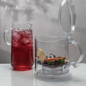 HandyBrew Gravity Tea Steeper 1000ml BPA Free Tritan Loose Leaf Tea <b>Maker</b> OEM ODM Taiwan Manufacturer - Product Image 6