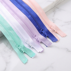 Wholesale No.3 Colorful #5 Nylon <b>Zipper</b> Close End 20 cm 25 cm Best Sale Customized Nylon <b>Zipper</b> Plastic <b>Zipper</b> for Garment - Product Image 3