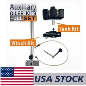 Equipo de Engrase Auxiliar Completo FARMERTEC para Aserraderos y Muelas de Madera con Cabrestante y Brazo de Palanca - Product Image 1