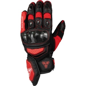 Customizable Short Cuff Full Finger Racing <b>Gloves</b> Unisex Leather Motorcycle <b>Gloves</b> Sports Cycling Use Non-Slip Grip - Product Image 2