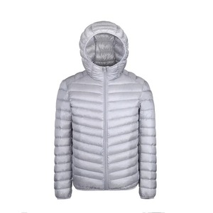Doudoune pour homme, nouvelle doudoune ultra-légère en duvet de canard blanc à 90%, manteau thermique léger pour homme, manteau à capuche en plumes - Product Image 3