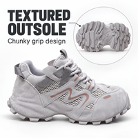Baskets Chunky à Lacets pour Femmes, Respirantes en Maille, Style Décontracté, Semelle Épaisse, Motif Géométrique, Chaussures de Marche Tendance, Personnalisation OEM