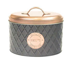Metal Storage <b>Container</b> Handmade Pink and Grey Color <b>Food</b> Storage Canister Large Size Ideal for Restaurant Kitchen Use - Product Image 1