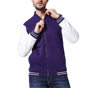 Blouson Bomber Homme Personnalisé Écologique Séchage Rapide Respirant Motif Carreaux Logo Manches Gauche/Droite Style Collège Baseball - Product Image 1