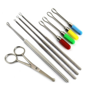Professional Manual <b>Ear</b> <b>Cleaning</b> Tools 5pcs <b>Ear</b> Wax Remover Billeau Loops <b>Ear</b> Pick Curette Germany Stainless Steel Cleaner <b>Kit</b> - Product Image 1