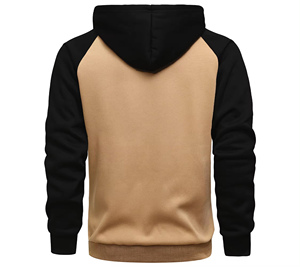 Sweat-shirt à capuche zippé à manches raglan gris et bleu clair pour homme, coupe décontractée, vêtement d'automne, sweat-shirt gris pour homme 2027 - Product Image 4