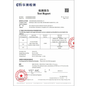 Cavi ad Alta Tensione per Veicoli Stradali <span class=keywords><strong>EVR</strong></span> 10mm2 100 Gradi 900V Nuova Energia HV EV Cavo Non Schermato per Colonnina di Ricarica Veicoli Elettrici - Product Image 3