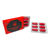 Capsules de Maca en marque privée OEM/ODM avec 7 ingrédients naturels, formule personnalisée, capsules de Maca pour hommes