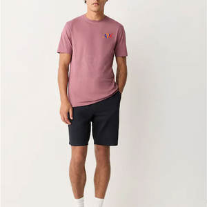 T-shirt pour homme, best-seller, couleur unie, pour adultes et jeunes, taille ajustée, idéal pour l'été, manches courtes - Product Image 2