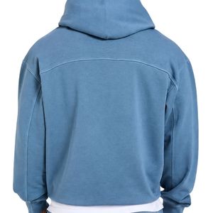 Mens Light Blue Hoodie Tracksuit <b>Set</b> <b>Matching</b> Sweatpants <b>Jogger</b> Pants Two Piece Casual Sportswear Streetwear Pullover Hooded - Product Image 6
