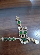 Parure de bijoux vintage plaqué or avec fleurs et pierres rouge doublette, collier, boucles d'oreilles et bague pour femme, bijoux de mariage en argent tendance - Product Image 5