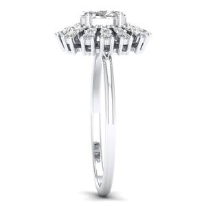 REYES Factory Wholesale Price 925 Sterling Silver Oval Cut 0.88 Carat Moissanite Engagement Rings For Women Custom Jewelry - Product Image 3