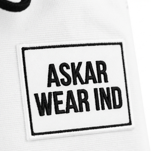 ชุดยูโดและยิวยิตสูสีขาวสำหรับทุกเพศ ยี่ห้อ ASKAR WEAR IND ผลิตจากผ้าฝ้าย สำหรับศิลปะการต่อสู้ เอวขนาดกลาง ทนทาน เหมาะสำหรับการฝึกซ้อม ความหนาสามารถปรับแต่งได้ - Product Image 3