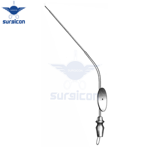 Tubo de Succión Baron Francés 3, Instrumento Quirúrgico de Succión Reutilizable de Acero Inoxidable para Microcirugía ORL y Cirugía Plástica - Product Image 2