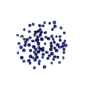Zafiros azules de Madagascar naturales sin tratar, calibrados en forma redonda de 2 mm, piedras preciosas de zafiro azul facetadas naturales sueltas para la fabricación de joyas. - Product Image 3